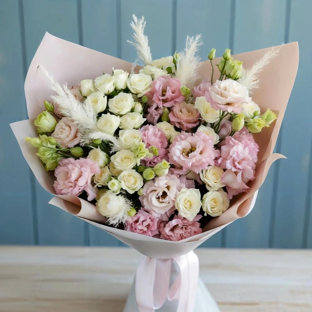 Букет цветов из: Альстромерии и Розы в Сальске