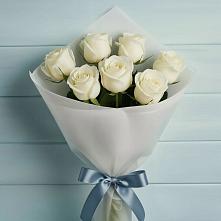 Букет 7 Белых роз Эдлесс Лав #REPLACE_PRED# Сальске