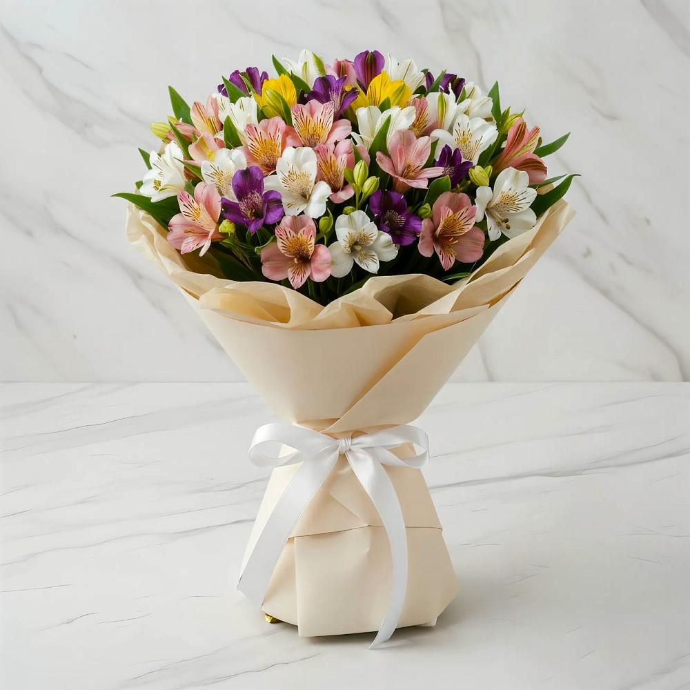 Букет цветов из: Альстромерии в Сальске