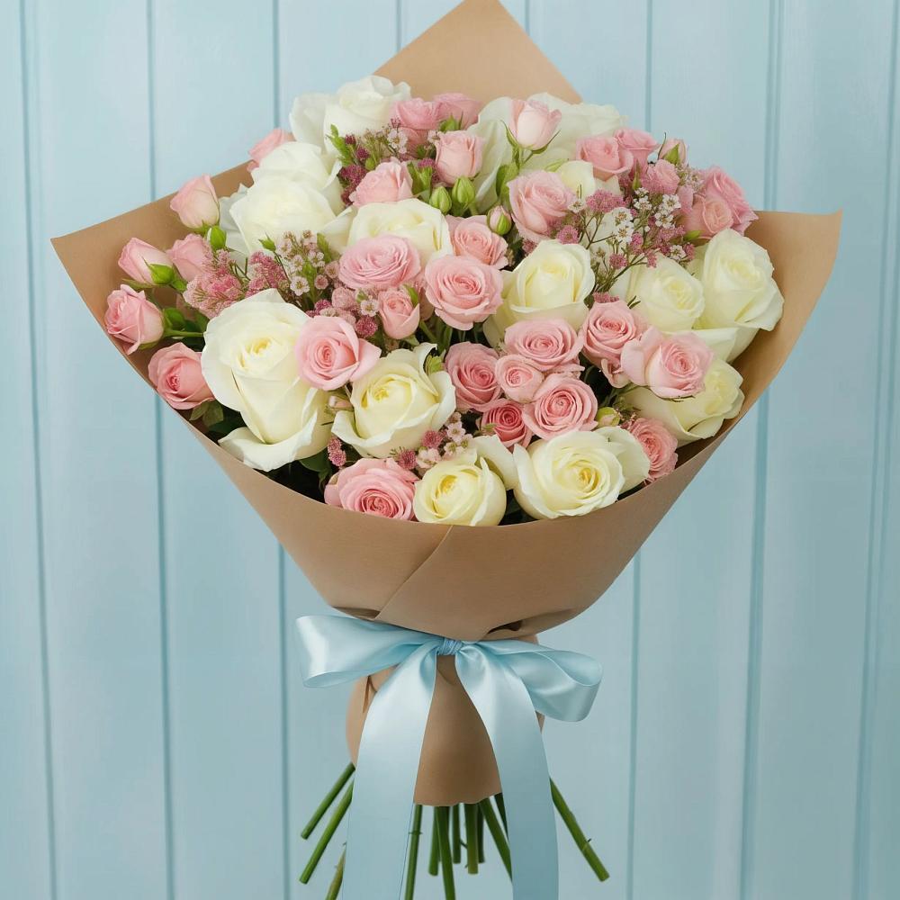 Букет цветов из: Розы в Сальске