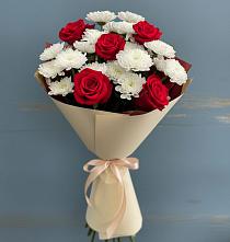 Букет цветов из:  Розы и Хризантемы в Сальске