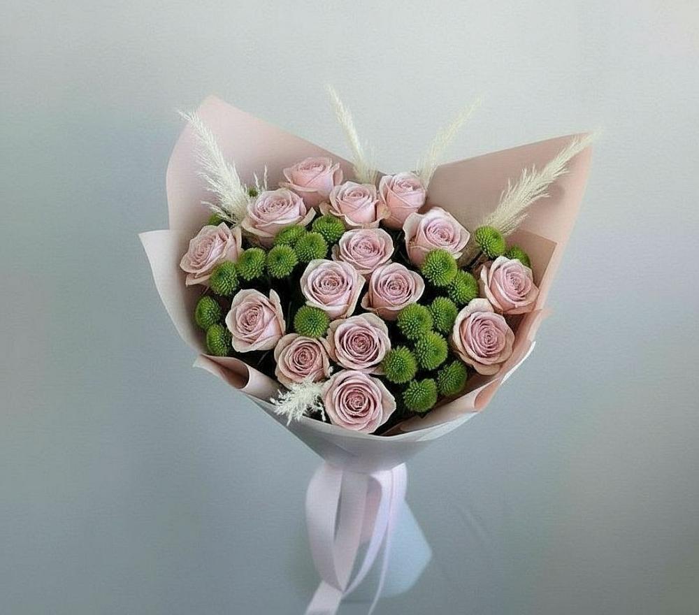 Букет цветов из: Розы и Хризантемы в Сальске