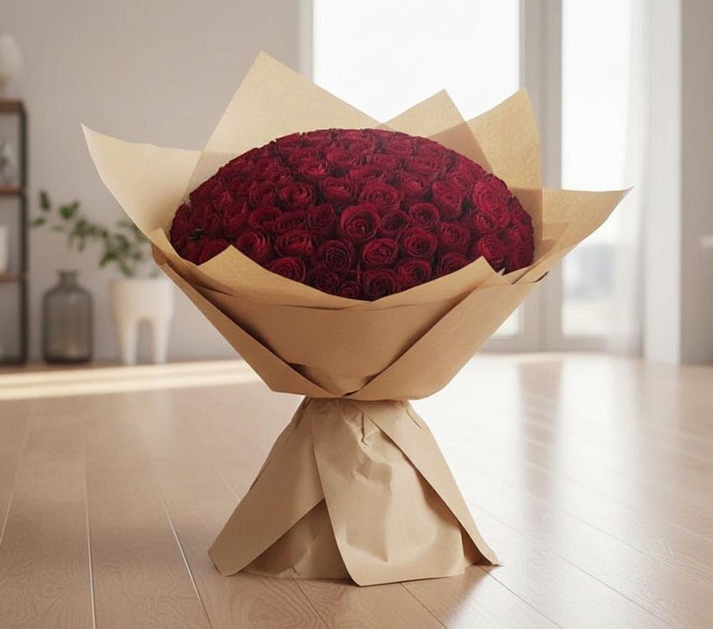 Букет 101 Красная роза в Сальске
