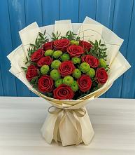 Букет цветов из:  Розы и Хризантемы в Сальске