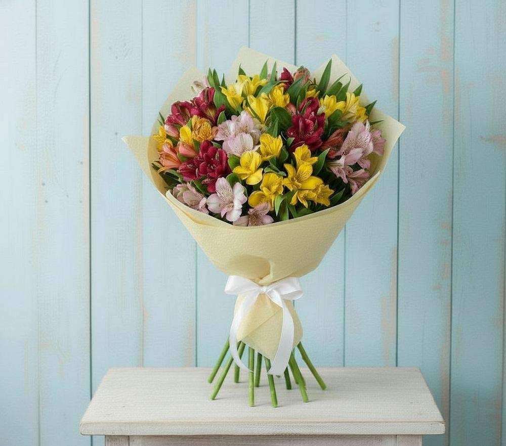 Букет цветов из: Альстромерии в Сальске