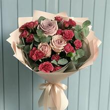 Букет цветов из:  Гвоздики и Розы в Сальске